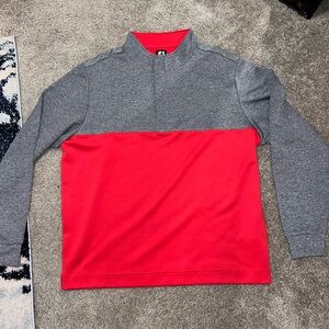 LIKE NEW MENS FOOTJOY 1/4 ZIP XXL